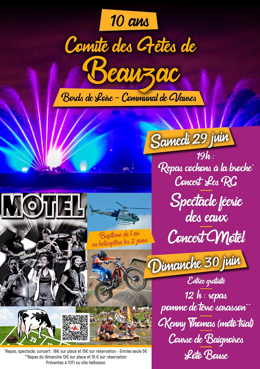 10 ans du Comité des Fêtes affiche